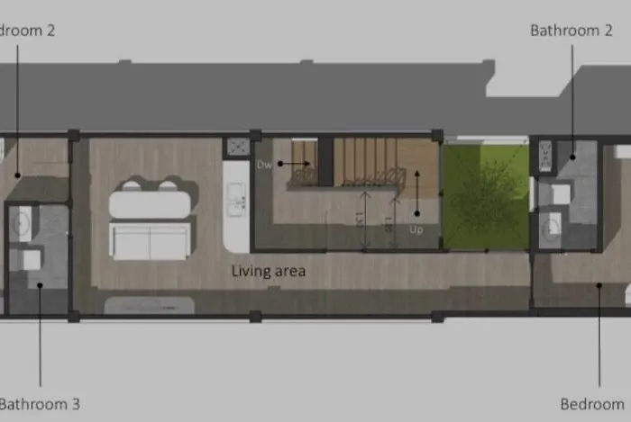 2 Bed & 2 Bath Suite, 5th Floor *